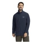 Kurtka polarowa Jack Wolfskin Taunus 100 Full Zip (lekka, oddychająca) granatowa męska