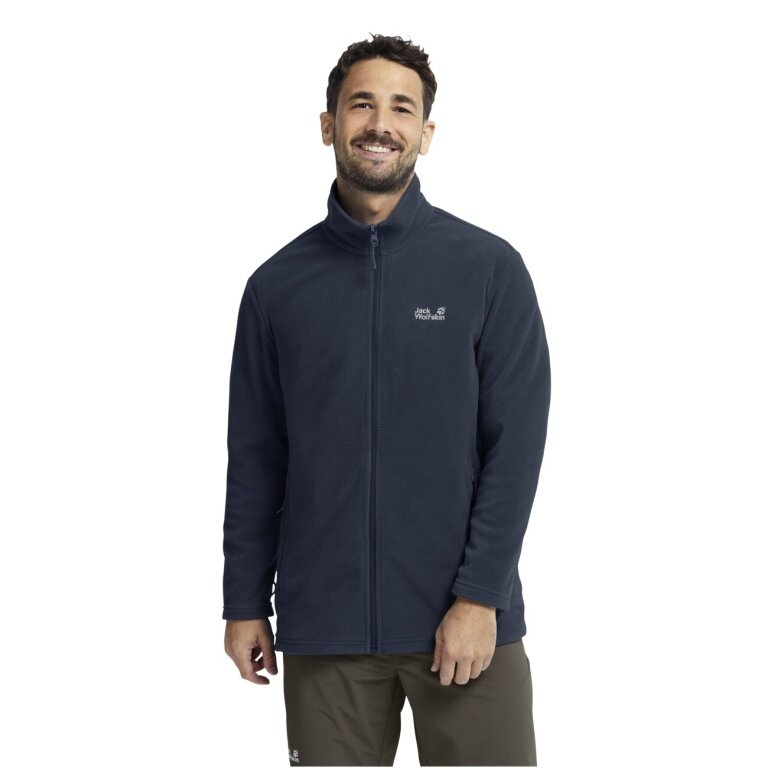 Kurtka polarowa Jack Wolfskin Taunus 100 Full Zip (lekka, oddychająca) granatowa męska