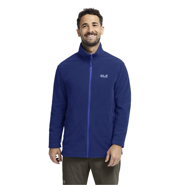 Kurtka polarowa Jack Wolfskin Taunus 100 Full Zip (lekka, oddychająca) orchidea niebieska męska