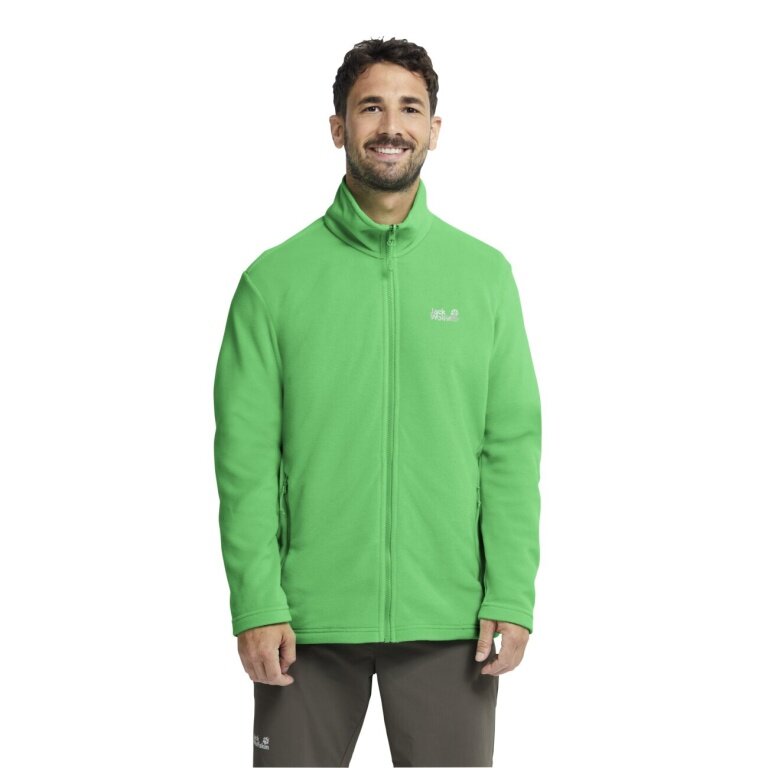 Kurtka polarowa Jack Wolfskin Taunus 100 Full Zip (lekka, oddychająca) zielona męska