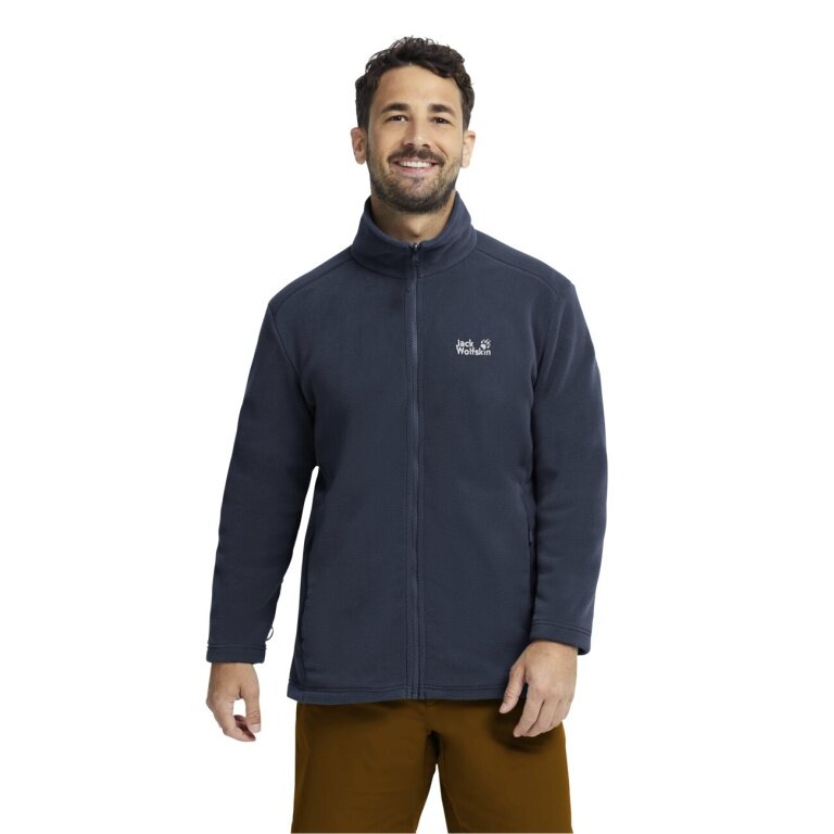 Kurtka polarowa Jack Wolfskin Taunus 200 Full Zip (ciepła, optymalna swoboda ruchów) granatowa męska