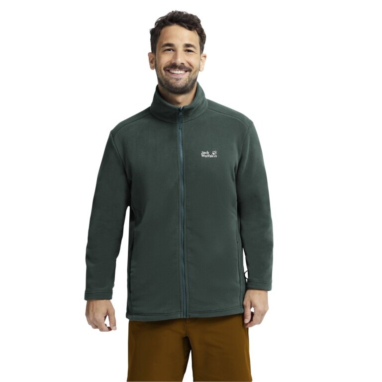 Kurtka polarowa Jack Wolfskin Taunus 200 Full Zip (ciepła, optymalna swoboda ruchów) sage zielony męska