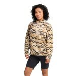 Fleecepullover Jack Wolfskin Paw Era 100 Print Half-Zip brązowo/beżowy damski
