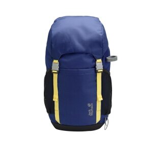 Plecak turystyczny dla dzieci Jack Wolfskin Explorer (wygodny system nośny, dla dzieci od 6 roku życia) niebiesko-żółty 20 litrów