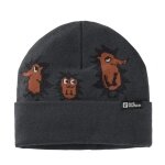 Jack Wolfskin Czapka (Beanie) Gleely - szary fantomowy Dziecięcy