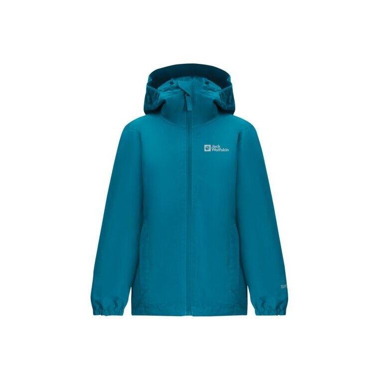Jack Wolfskin Kurtka przeciwdeszczowa Flaze Texapore (wiatrproof, wodoodporna i lekka) niebieska góra dziecięca