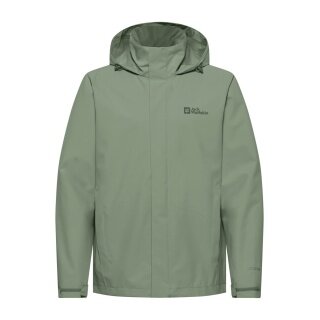 Kurtka przeciwdeszczowa Jack Wolfskin Trailtime 2-warstwowa (wodoodporna, oddychająca) jasna zieleń męska