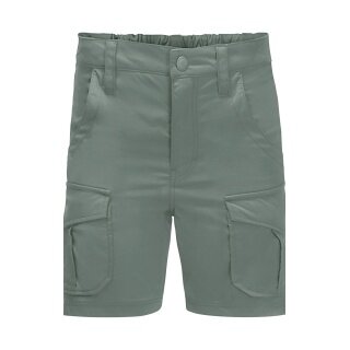 Jack Wolfskin Spodnie podróżne Freizeit-Reisehose Treasure Hunter Short (lekkie, wytrzymałe i elastyczne) krótkie hedgegrün Dzieci