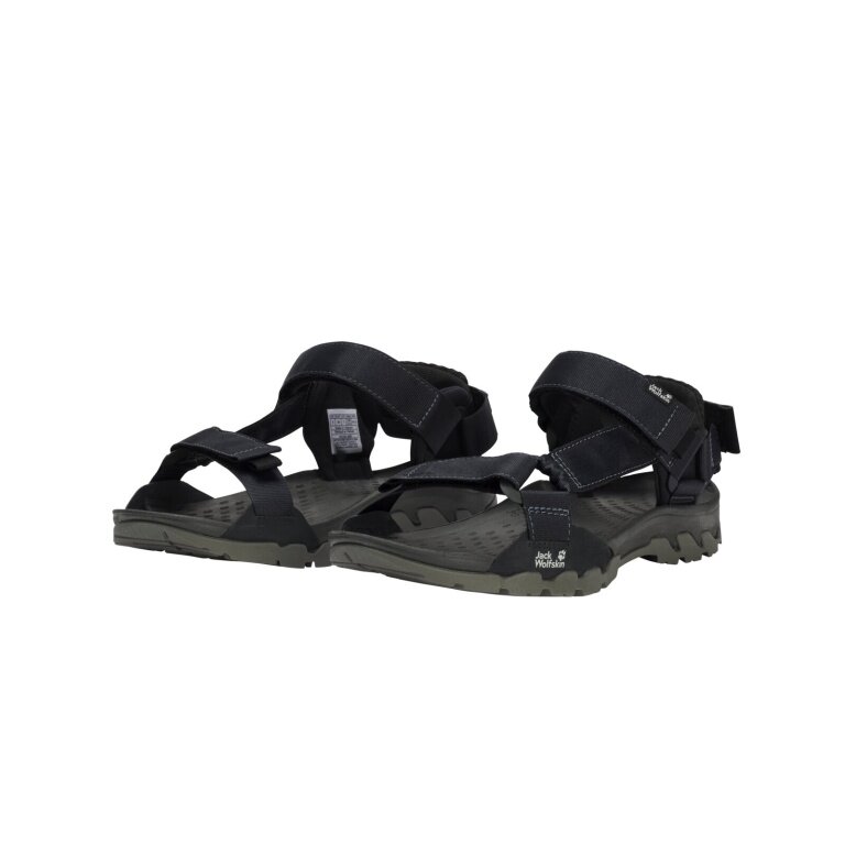 Jack Wolfskin sandały Ridge czarne damskie