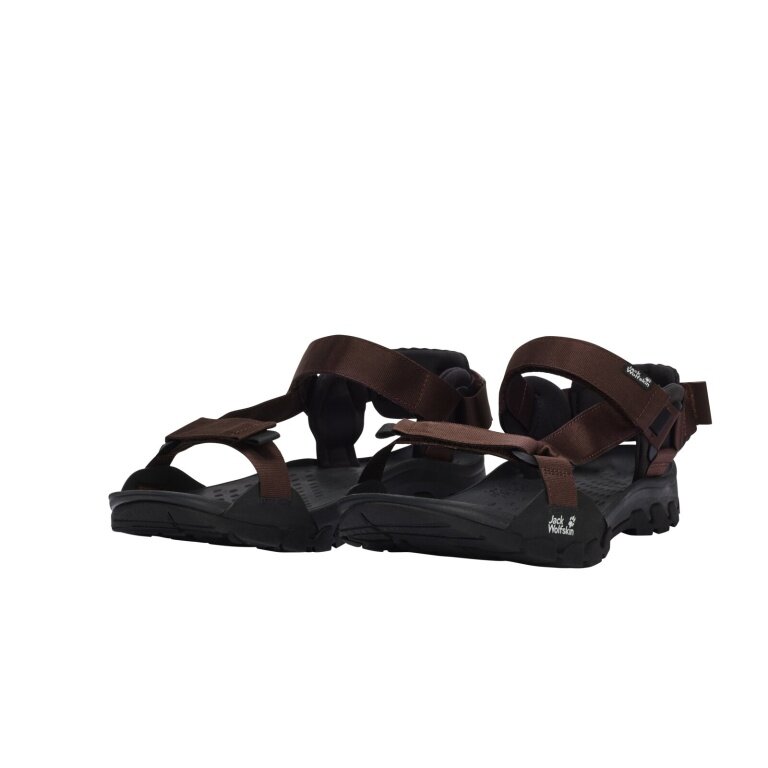 Jack Wolfskin sandały Ridge ciemny brąz mężczyźni