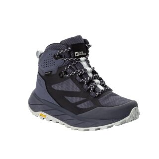 Jack Wolfskin Buty trekkingowe Terraventure Texapore MID (wodoodporne, oddychające) szare/niebieskie Damskie