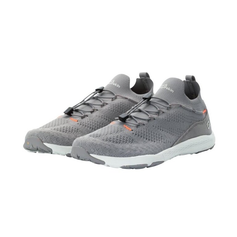Jack Wolfskin Sneaker Spirit Knit Low (buty codzienne, lekkie i elastyczna podeszwa) limestone męskie