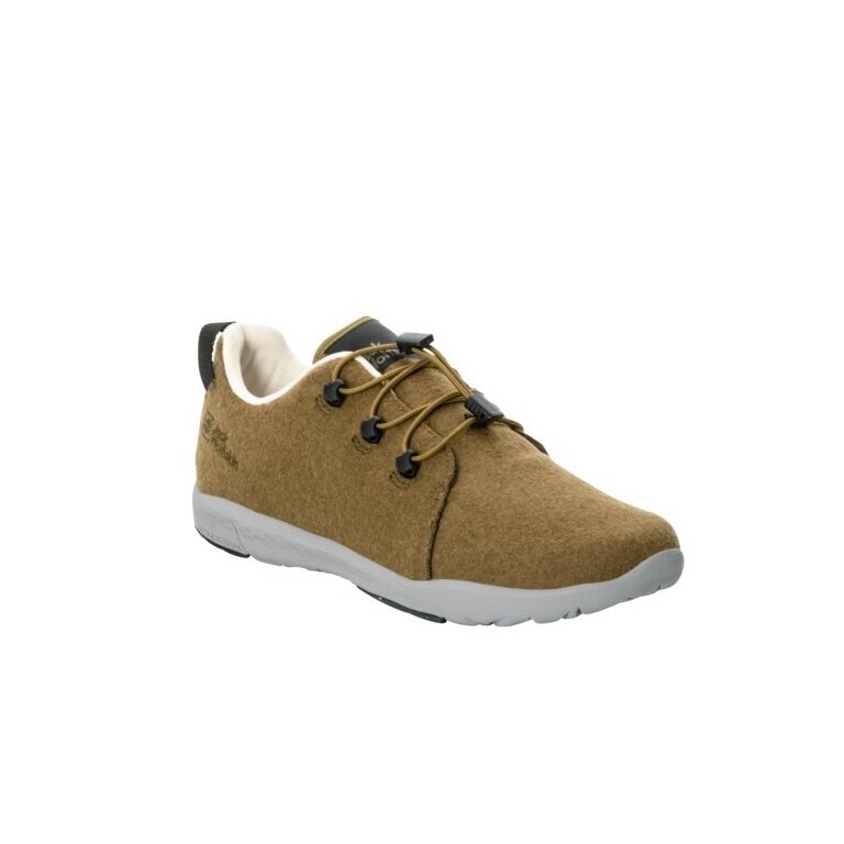 Jack Wolfskin Sneaker Spirit Wool Low (lekka, elastyczna podeszwa) brązowy damski