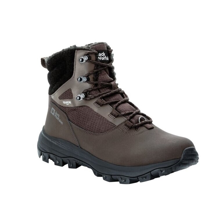 Jack Wolfskin Zimowe buty Everquest High Texapore (ciepłe, wodoodporne, bez PFC) ciemnobrązowe męskie