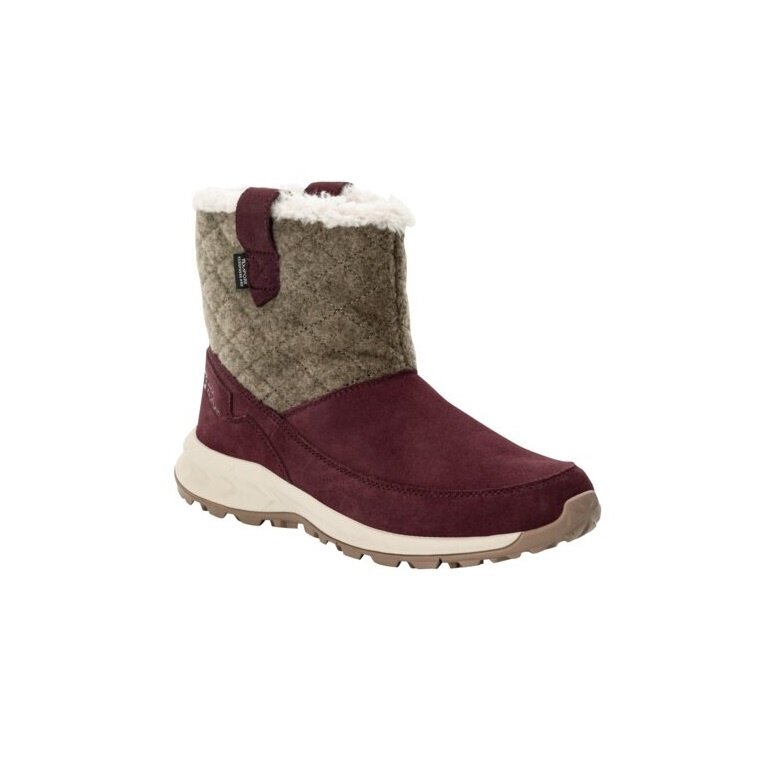 Jack Wolfskin Zimowe buty Queenstown Texapore Boot (zamsz, wodoodporne) berry róż Damen