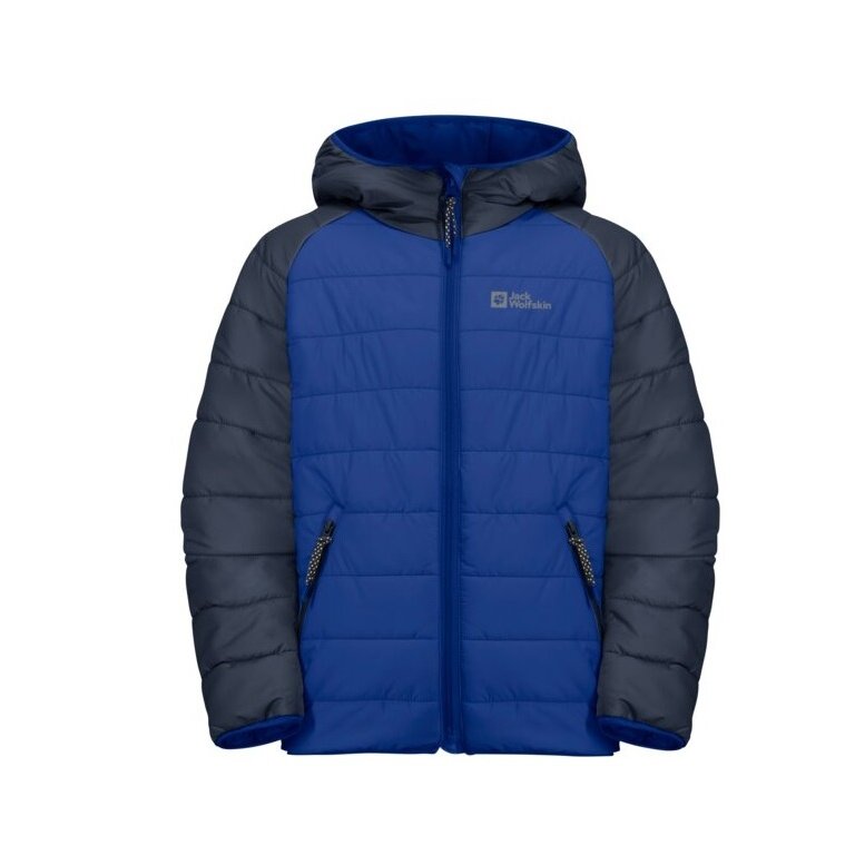 Jack Wolfskin Kurtka przejściowa Zenon (wiatroszczelna, wodoodporna) ciemnoniebieska Dziecięca