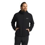 Kurtka wędrówkowa Jack Wolfskin Prelight Insulated (wiatroszczelna, ciepła) czarna męska