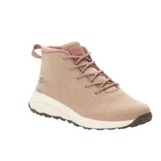 Jack Wolfskin Buty trekkingowe Campfire Mid Wool (Bawełna organiczna, wygodne, oddychające) różowe damskie