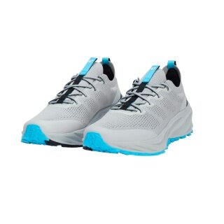 Buty trekkingowe Jack Wolfskin PS Trail Knit Low (Fast-Hiking, lekkie) jasnoszare/turkusowe męskie