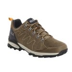 Jack Wolfskin Buty trekkingowe Refugio Texapore Low (skóra zamszowa, wodoodporne) brązowe damskie