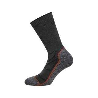 Skarpety wędrowne Jack Wolfskin Crew Vojo CL (zapobiegające nieprzyjemnym zapachom, szybko schnące) ciemnoszare - 1 para