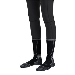 Skarpety trekkingowe Jack Wolfskin Trek Merino CL Crew (mieszanka wełny merino, oddychające) czarne - 1 para