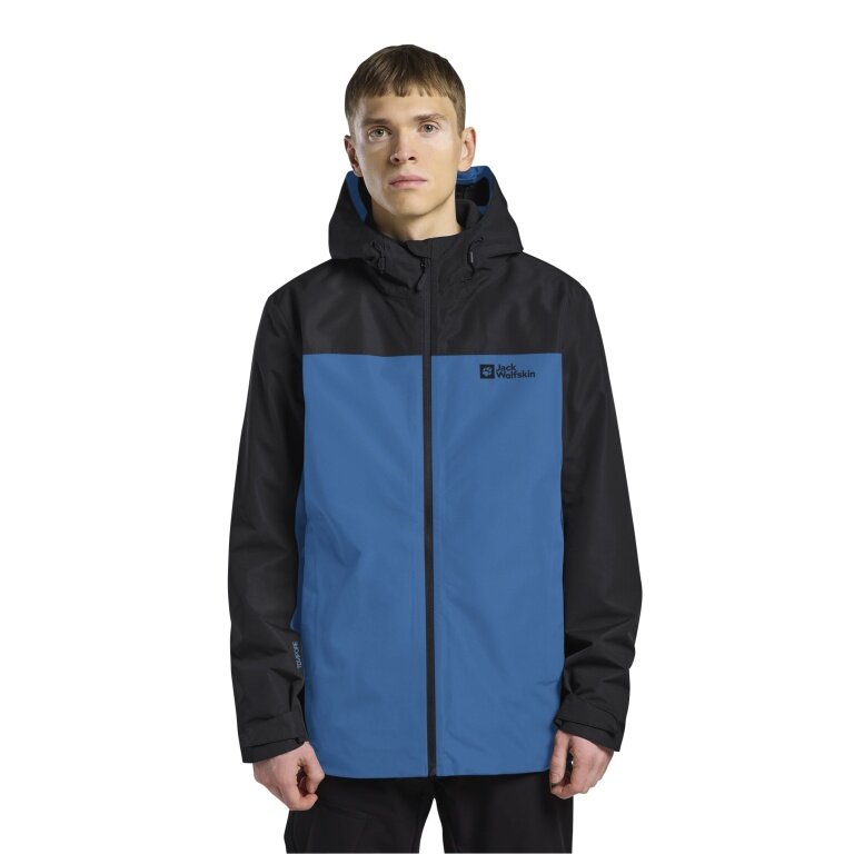 Kurtka zimowa Jack Wolfskin Taubenberg 3w1 2025 (wodoodporna i wiatroszczelna, wewnętrzna kurtka polarowa) aurora niebieska męska