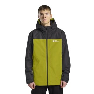 Kurtka zimowa Jack Wolfskin Taubenberg 3w1 2025 (wodoodporna i wiatroszczelna, wewnętrzna kurtka polarowa) żółto/czarna męska