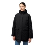 Jack Wolfskin płaszcz zimowy Wintertor Parka (wodoodporny, podszewka z polaru) czarny Damski