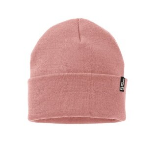 Jack Wolfskin Zimowa czapka (Beanie) Rib - różowa Damska