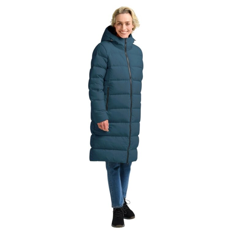 Kurtka zimowa Jack Wolfskin Frozen Palace Coat 2025 (wiatrproof, wodoodporna) niebieska damska