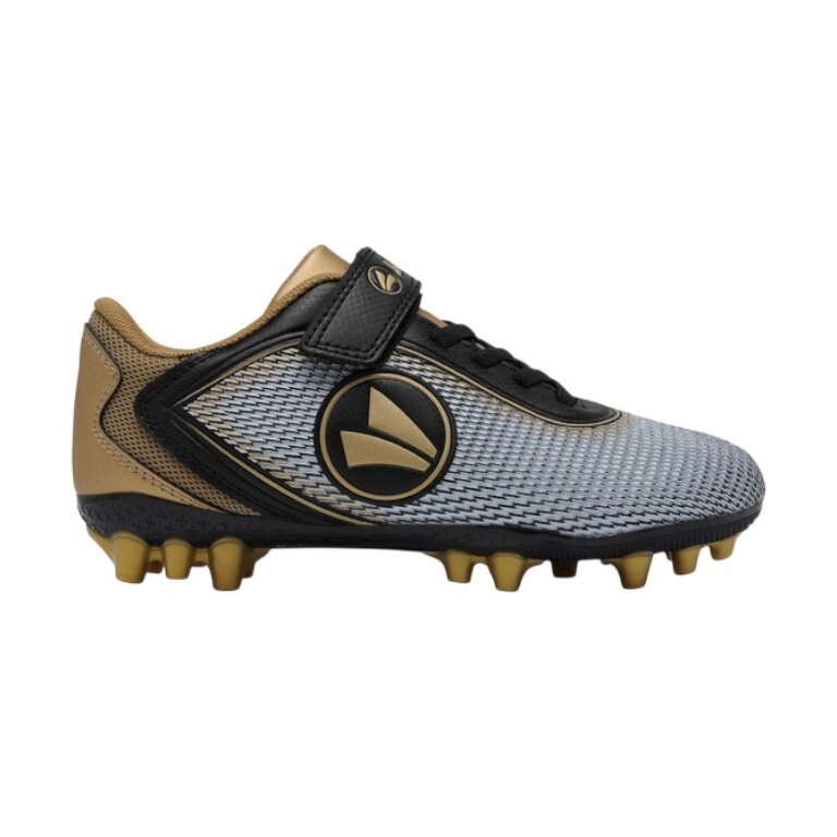 Buty piłkarskie J-SFG Course EV (na twarde nawierzchnie) czarne/lime zielone dla chłopców