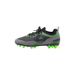 Buty piłkarskie J-SFG Twist Sock (na twarde nawierzchnie) czarne/neonowo-zielone chłopięce