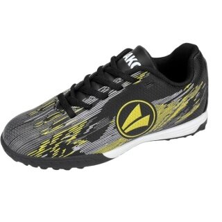 Buty piłkarskie J-ST Stepover (sztuczna trawa, twarde boiska) czarne/neonowo-żółte męskie