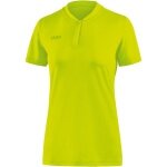 JAKO Sport-Polo Prestige (100% Poliester-Jacquard) limonkowy Damski