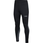 JAKO Spodnie biegowe Tight Run 2.0 (dopasowane, kieszeń na pośladkach z zamkiem błyskawicznym) długie czarne damskie