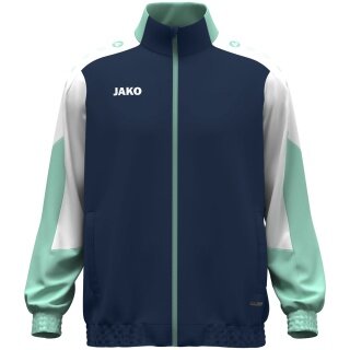 JAKO Kurtka treningowa (Webjacke) Dynamic - Stretch-Micro-Twill - granatowa/biała/mintowa dla mężczyzn