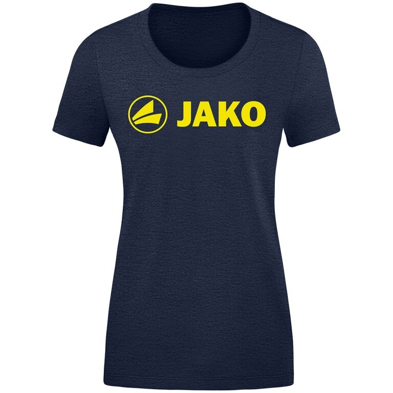 JAKO Koszulka Freizeit-Shirt Promo (Bawełna organiczna) niebieska melange Damska