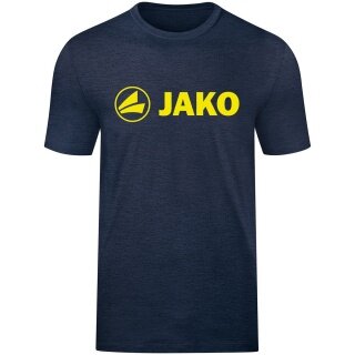JAKO T-shirt rekreacyjne Promo (Bawełna organiczna) niebiesko-melanzowy męski