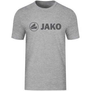JAKO Koszulka Freizeit-Tshirt Promo (Bawełna organiczna) jasnoszara melanż Męska