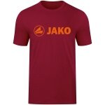 JAKO T-shirt rekreacyjne Promo (Bawełna organiczna) bordowy chłopcy