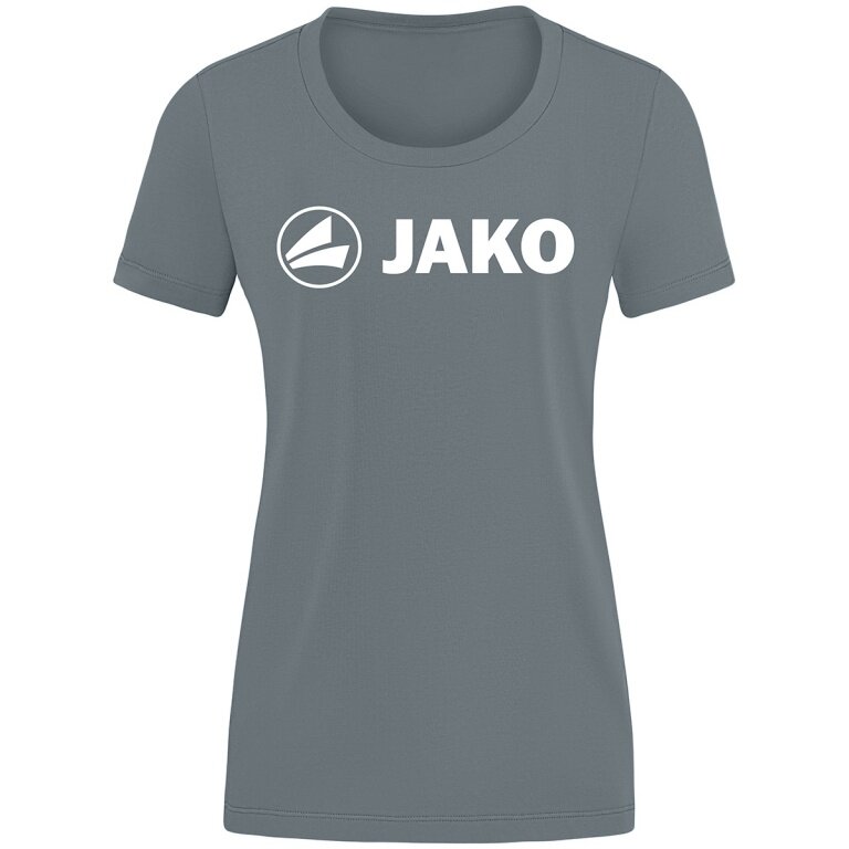 JAKO Koszulka Freizeit-Shirt Promo (Bawełna organiczna) szary kamień Damska