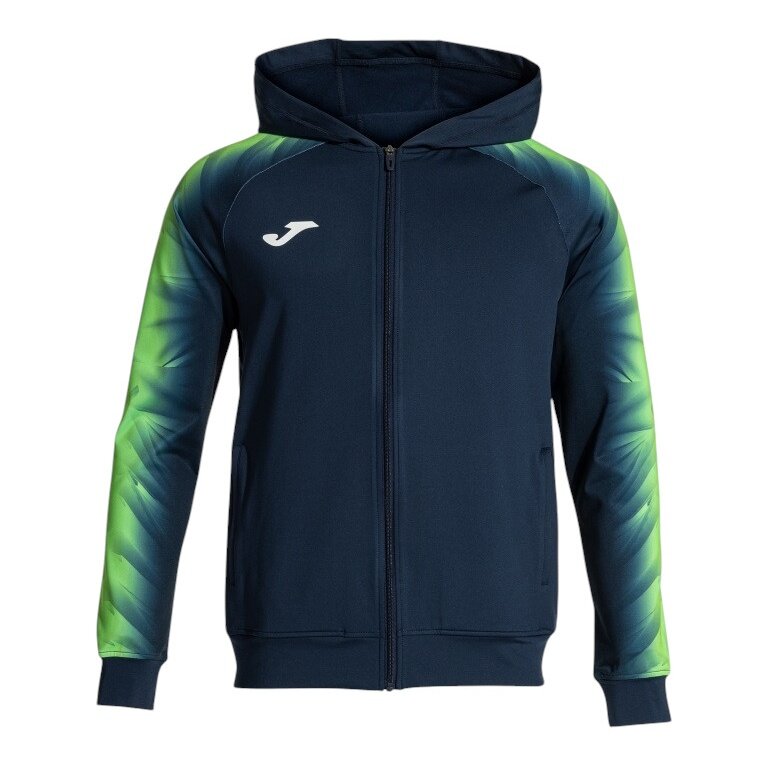 Joma Kurtka z kapturem Elite XI Full-Zip (fleece) granatowa/żółta Męska