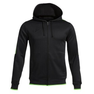 Joma Kurtka z kapturem Olimpiada Full-Zip (Fleece) czarna/zielona męska