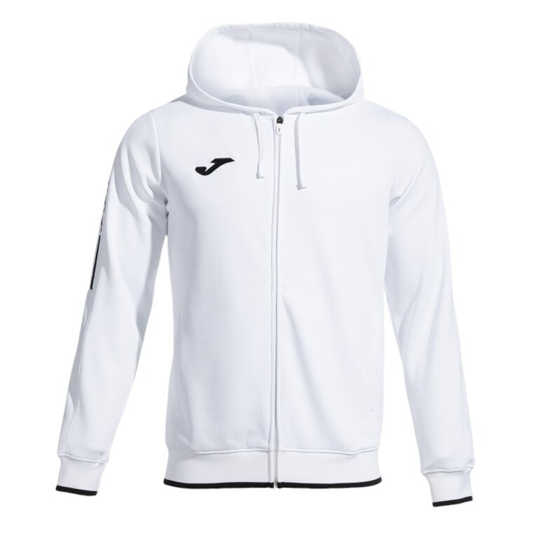 Joma Kurtka z kapturem Olimpiada Full-Zip (fleece) biała męska