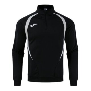 Joma Longsleeve Championship 20 Sweatshirt (1/4 Zipper, wygodne, rec. poliester) czarny/szary mężczyźni