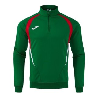 Joma Longsleeve Championship 20 Sweatshirt (1/4 Zipper, wygodne, rec. poliester) zielono/czerwony mężczyźni