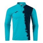 Joma longsleeve Picacho City sweatshirt (1/4 zip, wytrzymały, wygodny krój) turkusowo-granatowy męski