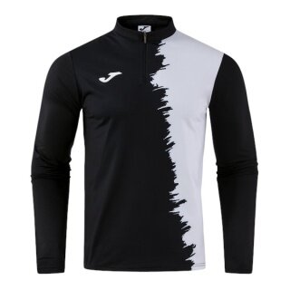 Joma longsleeve Picacho City sweatshirt (1/4 zip, wytrzymały, wygodny krój) czarny/biały męski