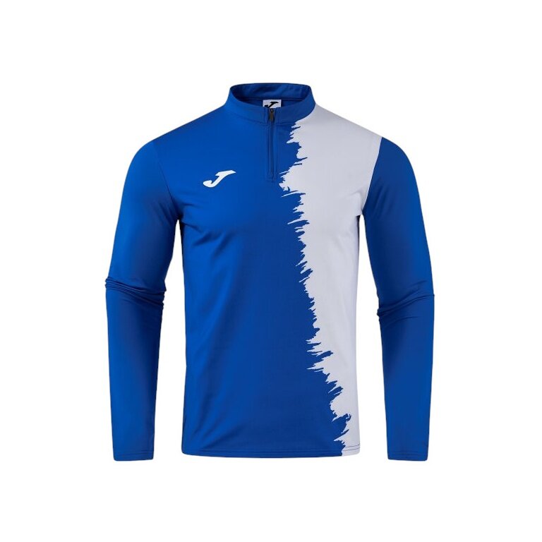 Joma longsleeve Picacho City sweatshirt (1/4 zip, wytrzymały, wygodny krój) królewski niebieski/biały mężczyźni